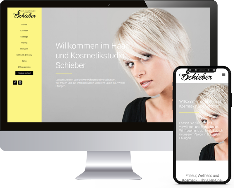 Webdesign Salon Schieber Mandelbachtal